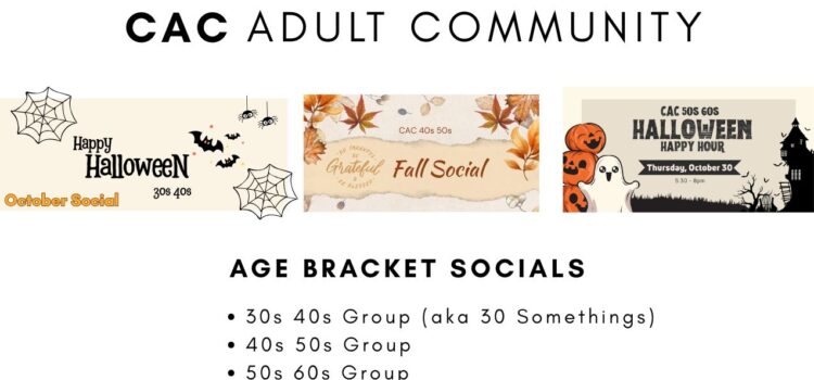 Adult Community – Age Bracket Socials Adult Community – Age Bracket Socials