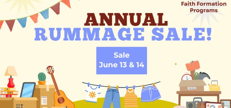 Annual Rummage Sale at Our Mother of Confidence